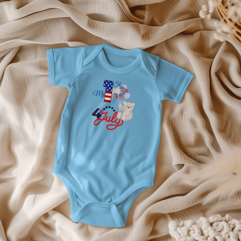My First Fourth Of July Baby Gerber ONESIES
