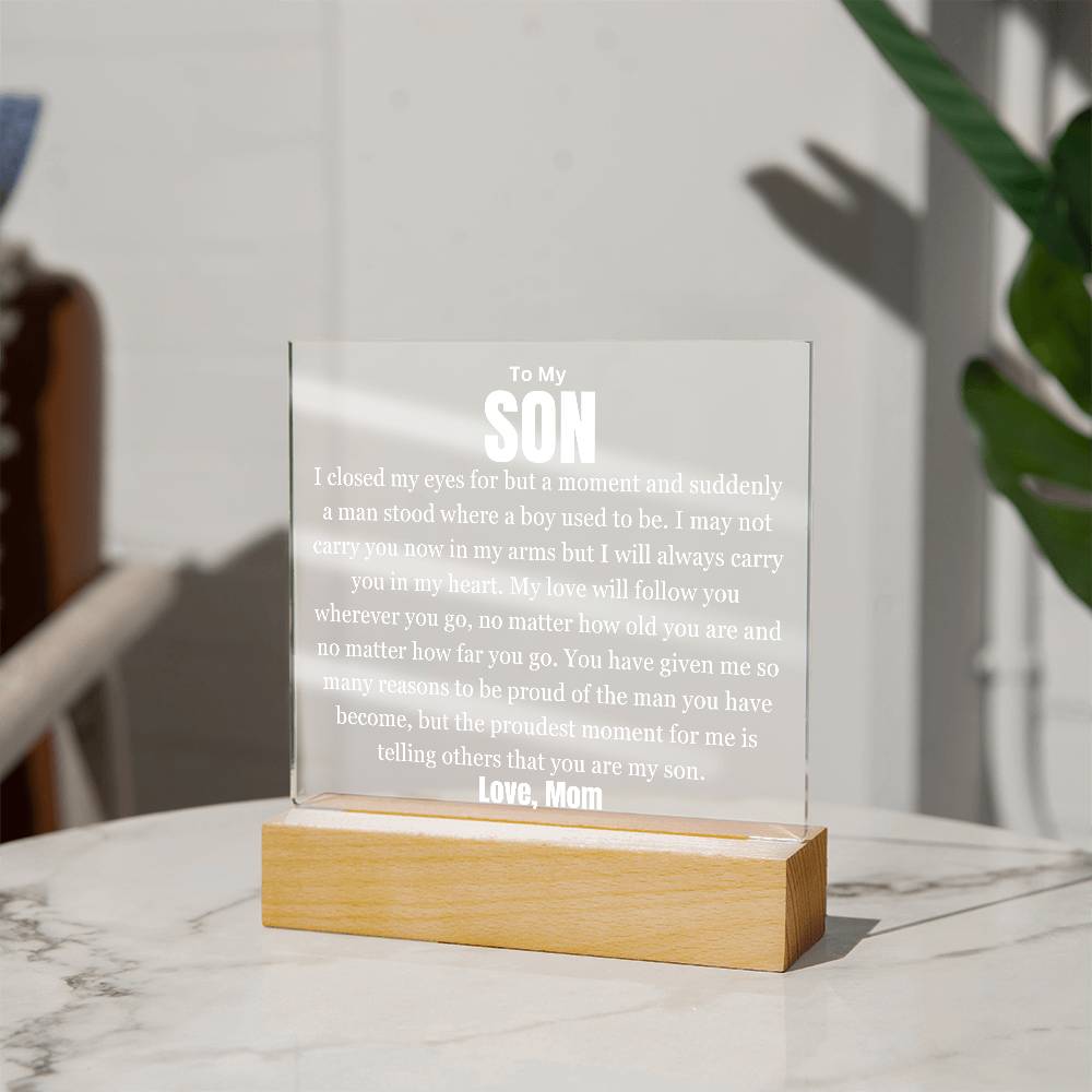 I Am Proud To Be Your Mother Table Lamp