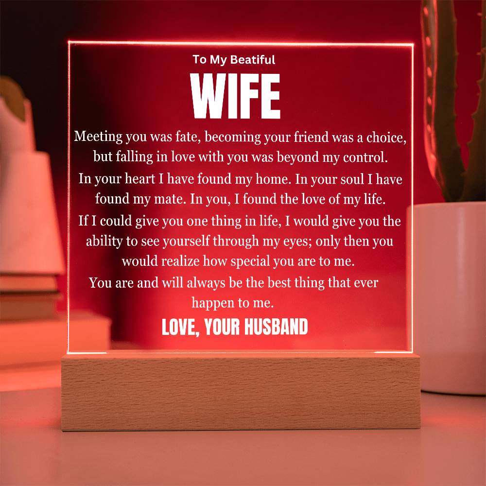 In You I Found My Love Table Lamp