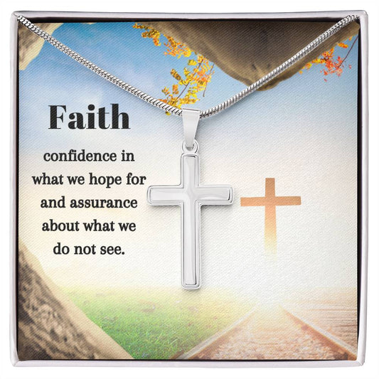 Faith and Assurance Cross Necklace