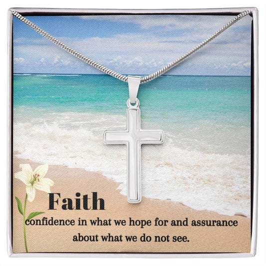 Confidence In Faith Cross Necklace